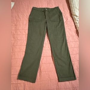 J. Crew Women’s Cotton Pants Dark Green (Olive)
